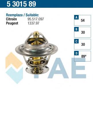 5301589 FAE termostato, refrigerante