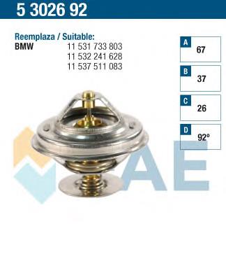 5302692 FAE termostato, refrigerante