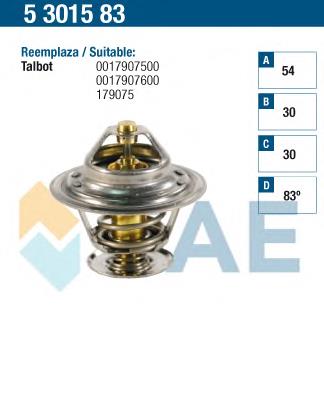 5301583 FAE termostato, refrigerante