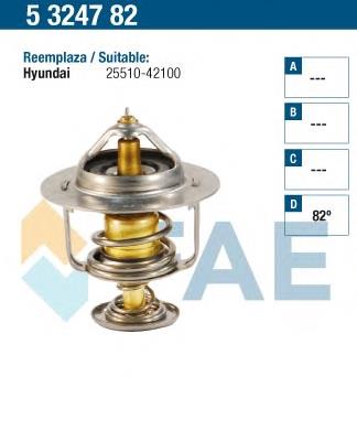 5324782 FAE termostato, refrigerante