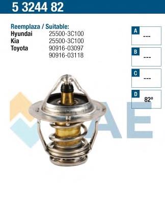 5324482 FAE termostato, refrigerante