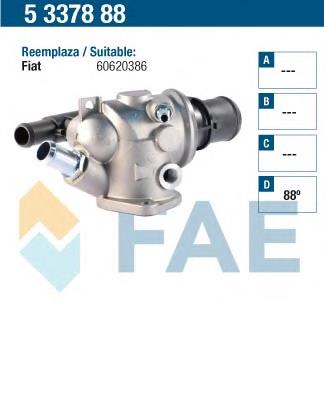 5337888 FAE termostato, refrigerante