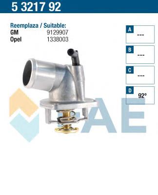 5321792 FAE termostato, refrigerante