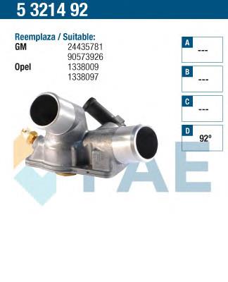 5321492 FAE termostato, refrigerante