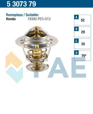 5307379 FAE termostato, refrigerante