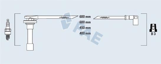 85800 FAE juego de cables de encendido