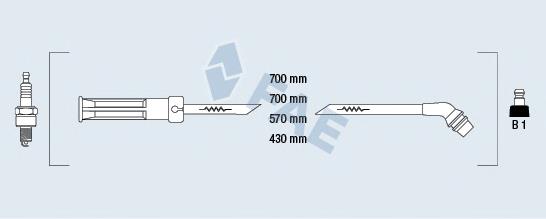 85995 FAE juego de cables de encendido