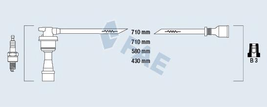 85999 FAE juego de cables de encendido