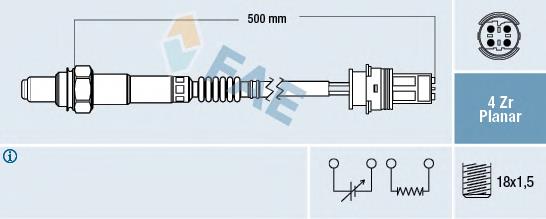 77443 FAE sonda lambda sensor de oxigeno post catalizador