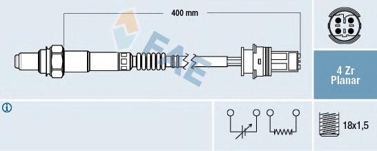 77445 FAE sonda lambda sensor de oxigeno post catalizador