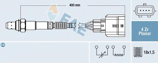 77448 FAE sonda lambda sensor de oxigeno para catalizador