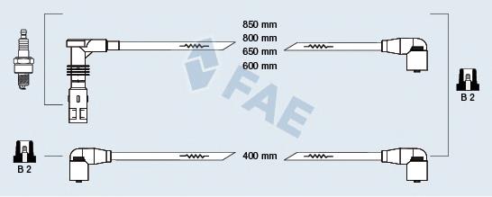 85059 FAE juego de cables de encendido