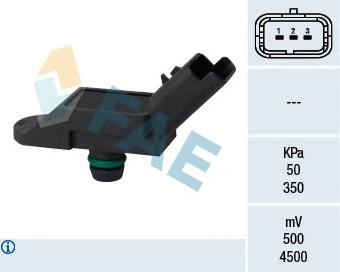 15091 FAE sensor de presion del colector de admision