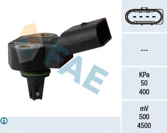 15102 FAE sensor de presion de carga (inyeccion de aire turbina)