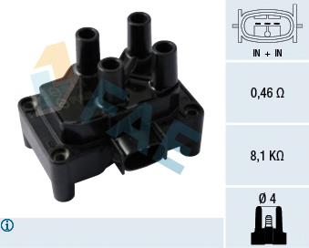 80285 FAE bobina de encendido