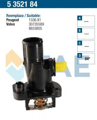 5352184 FAE termostato, refrigerante