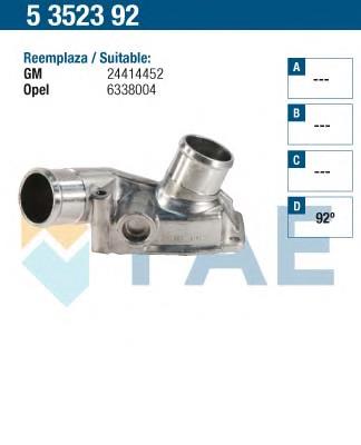 5352392 FAE termostato, refrigerante