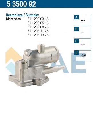 5350092 FAE caja del termostato