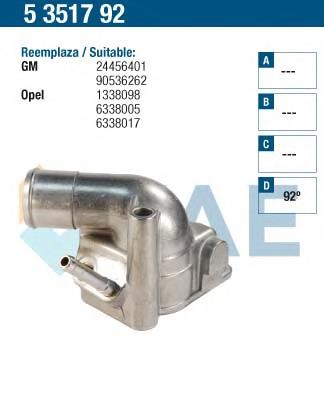 5351792 FAE caja del termostato