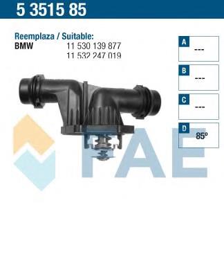 5351585 FAE termostato, refrigerante