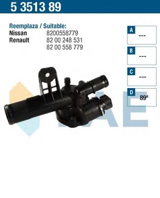 5351389 FAE termostato, refrigerante