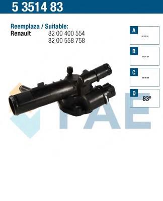 5351483 FAE termostato, refrigerante