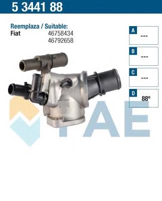 5344188 FAE termostato, refrigerante