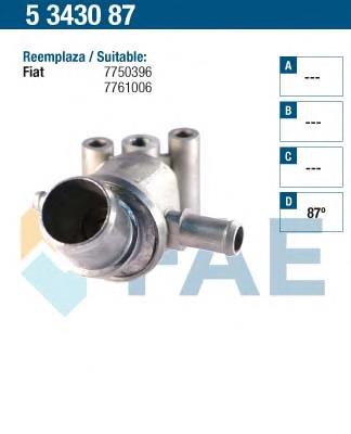 5343087 FAE termostato, refrigerante