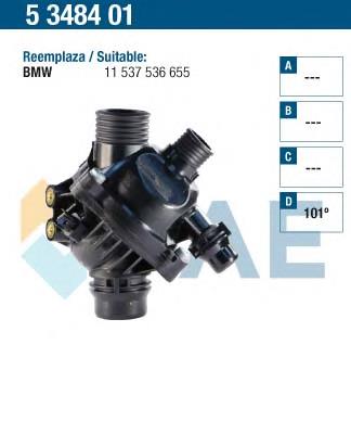 5348401 FAE termostato, refrigerante