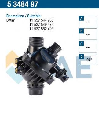 5348497 FAE termostato, refrigerante