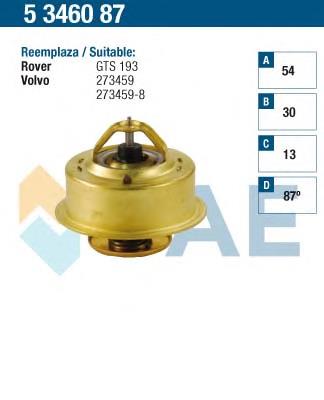 5346087 FAE termostato, refrigerante