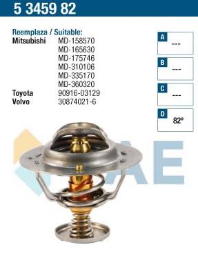 5345982 FAE termostato, refrigerante