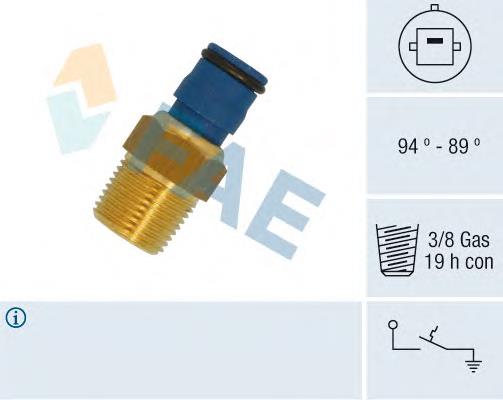  Sensor, temperatura del refrigerante (encendido el ventilador del radiador) para Daihatsu Applause 1 