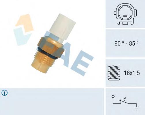 36710 FAE sensor, temperatura del refrigerante (encendido el ventilador del radiador)