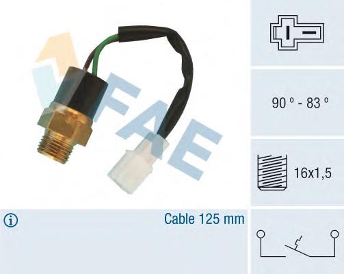  Sensor, temperatura del refrigerante (encendido el ventilador del radiador) para Nissan Micra K10