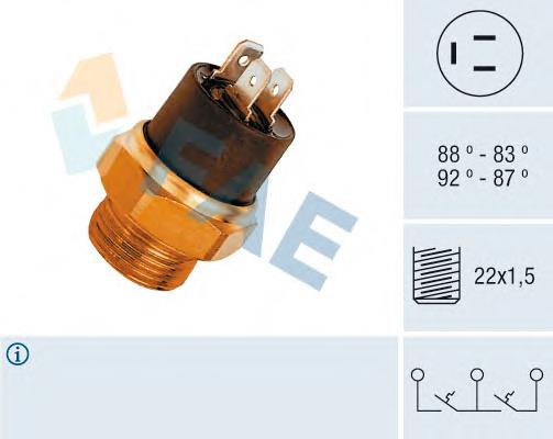 37800 FAE sensor, temperatura del refrigerante (encendido el ventilador del radiador)