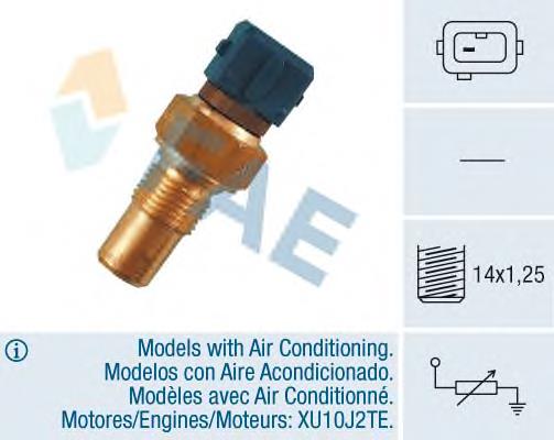 32380 FAE sensor de temperatura del refrigerante