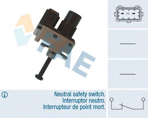 YS4Z13480AA Ford interruptor luz de freno