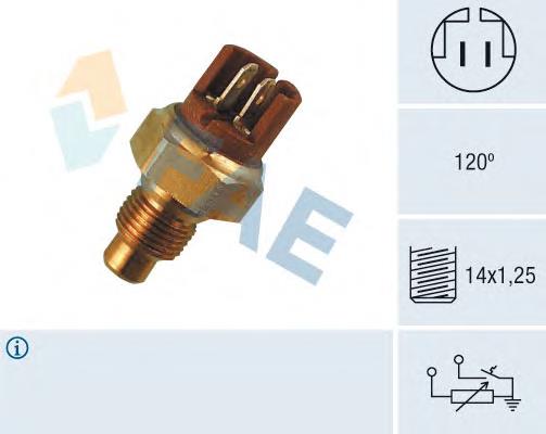 34130 FAE sensor de temperatura del refrigerante