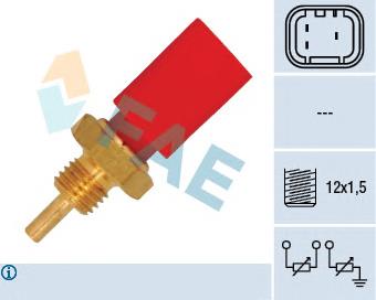 33725 FAE sensor de temperatura del refrigerante