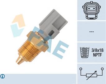 33425 FAE sensor de temperatura del refrigerante