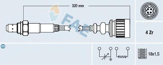 77172 FAE sonda lambda