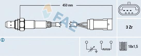 77222 FAE sonda lambda