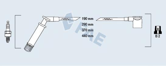 85100 FAE juego de cables de encendido