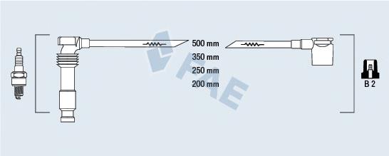 85560 FAE juego de cables de encendido