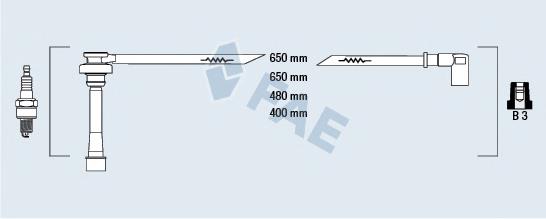 85381 FAE juego de cables de encendido