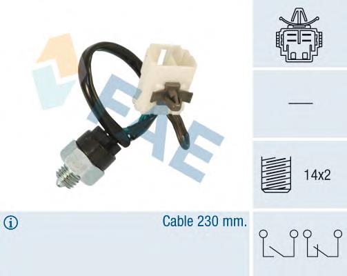 41280 FAE interruptor, piloto de marcha atrás