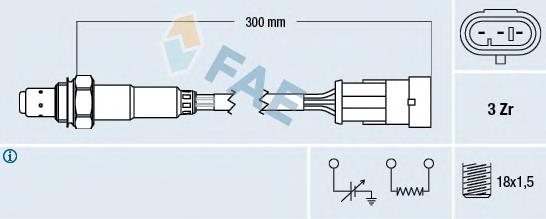 77121 FAE sonda lambda