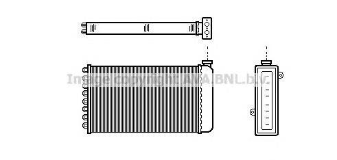 Pinza de freno trasero derecho AU6057 AVA