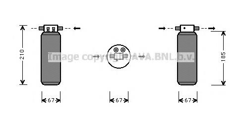 AUD145 AVA receptor-secador del aire acondicionado